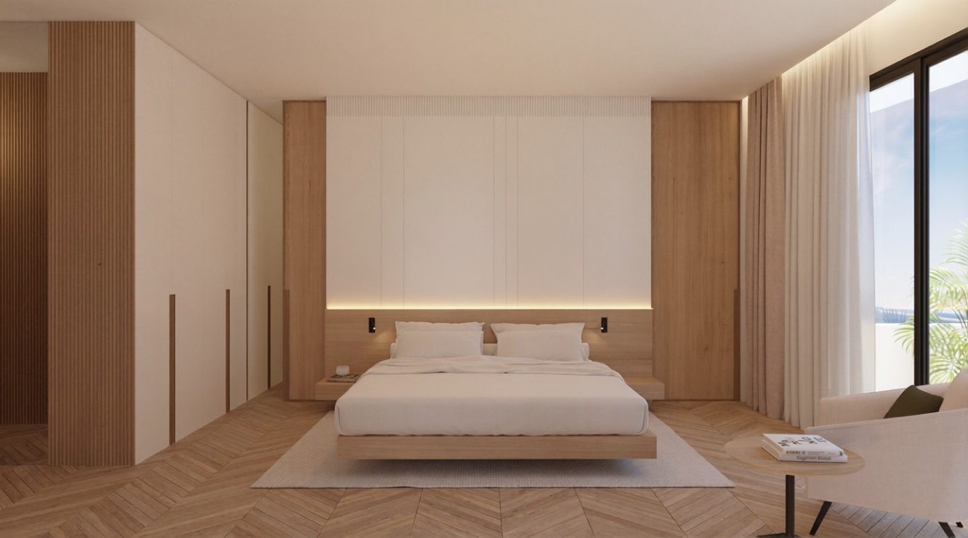 Apartamento em primeira linha de praia em Málaga — Quarto