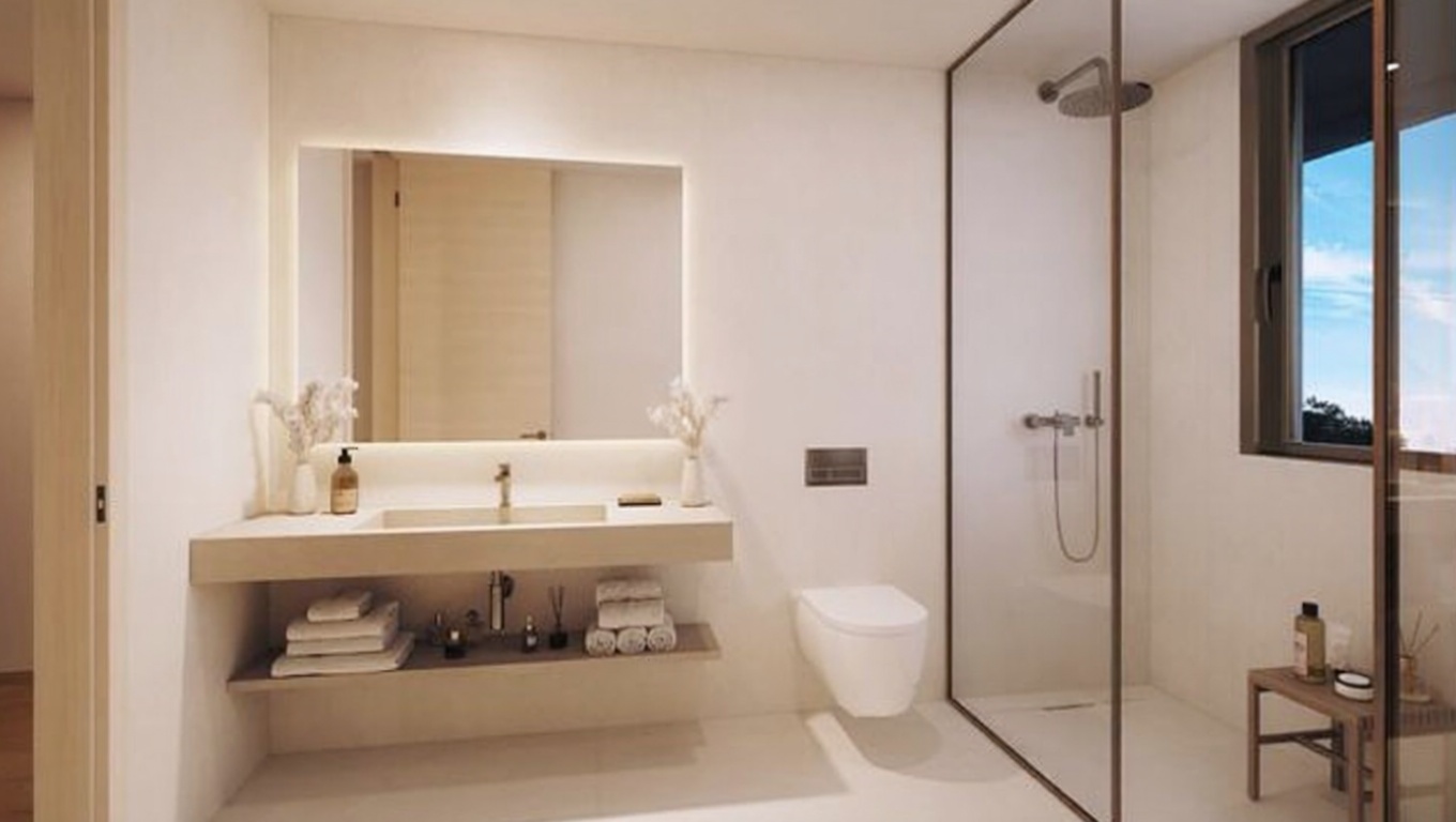 Apartamento em primeira linha de praia em Málaga — Casa banho