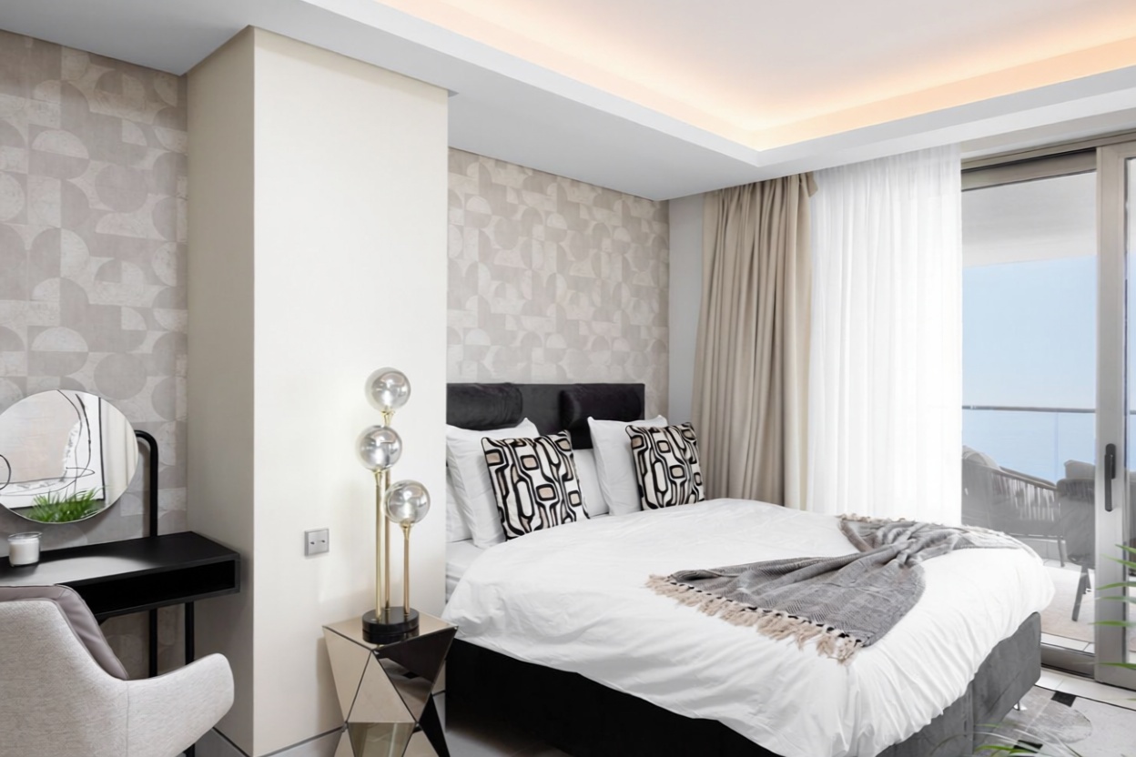Apartamento em primeira linha de praia em Málaga — Quarto