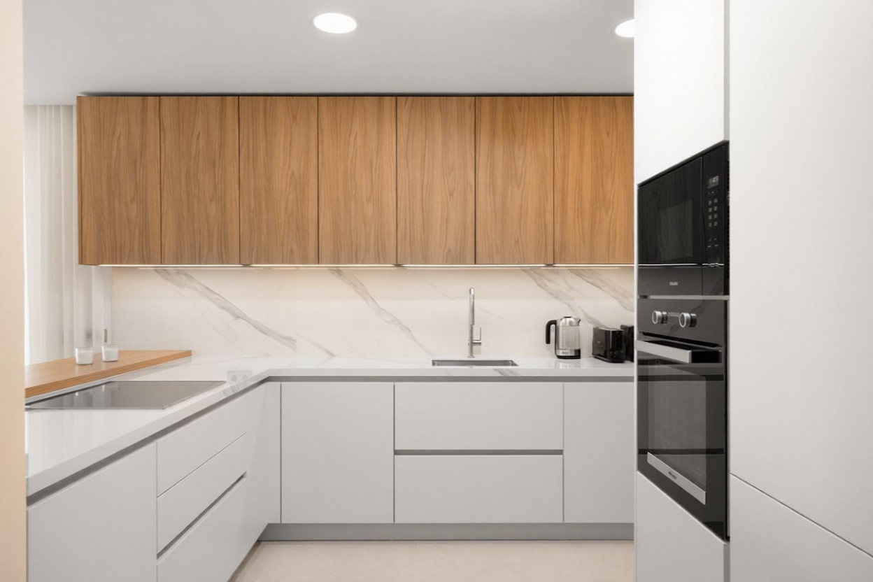 Apartamento em primeira linha de praia em Málaga — Cozinha