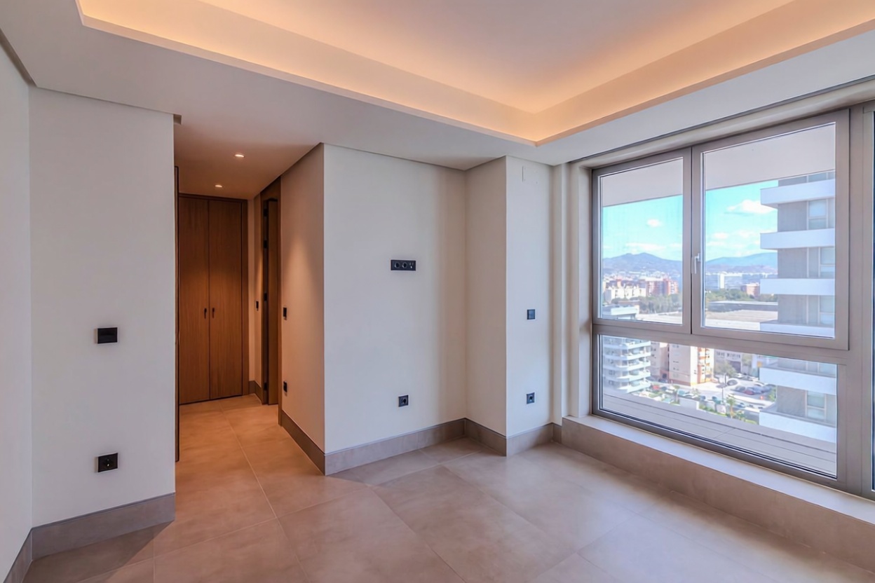 Apartamento em primeira linha de praia em Málaga — Quarto