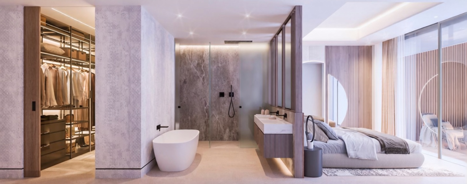 Apartamento em primeira linha de praia em Málaga — Quarto
