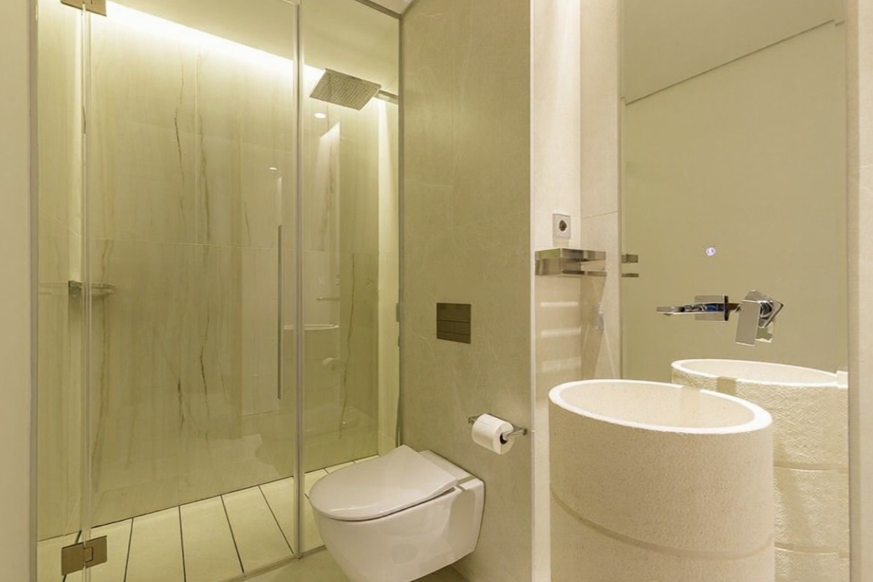 Apartamento em primeira linha de praia em Málaga — Casa banho
