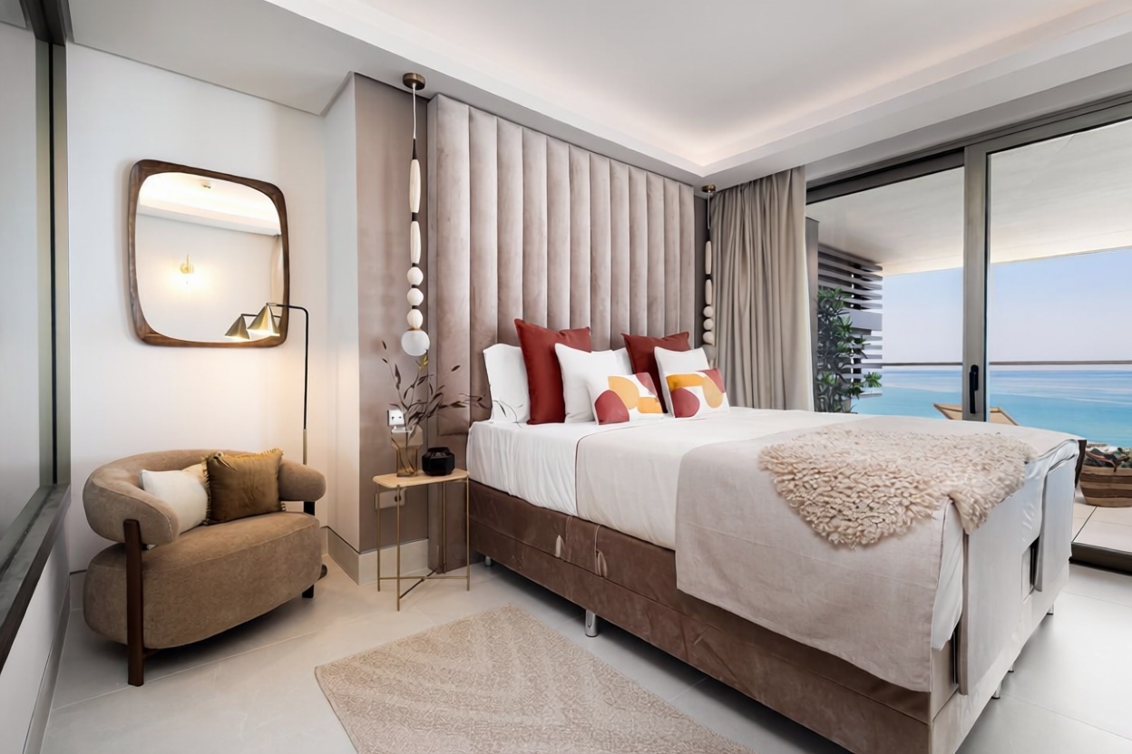 Apartamento em primeira linha de praia em Málaga — Quarto