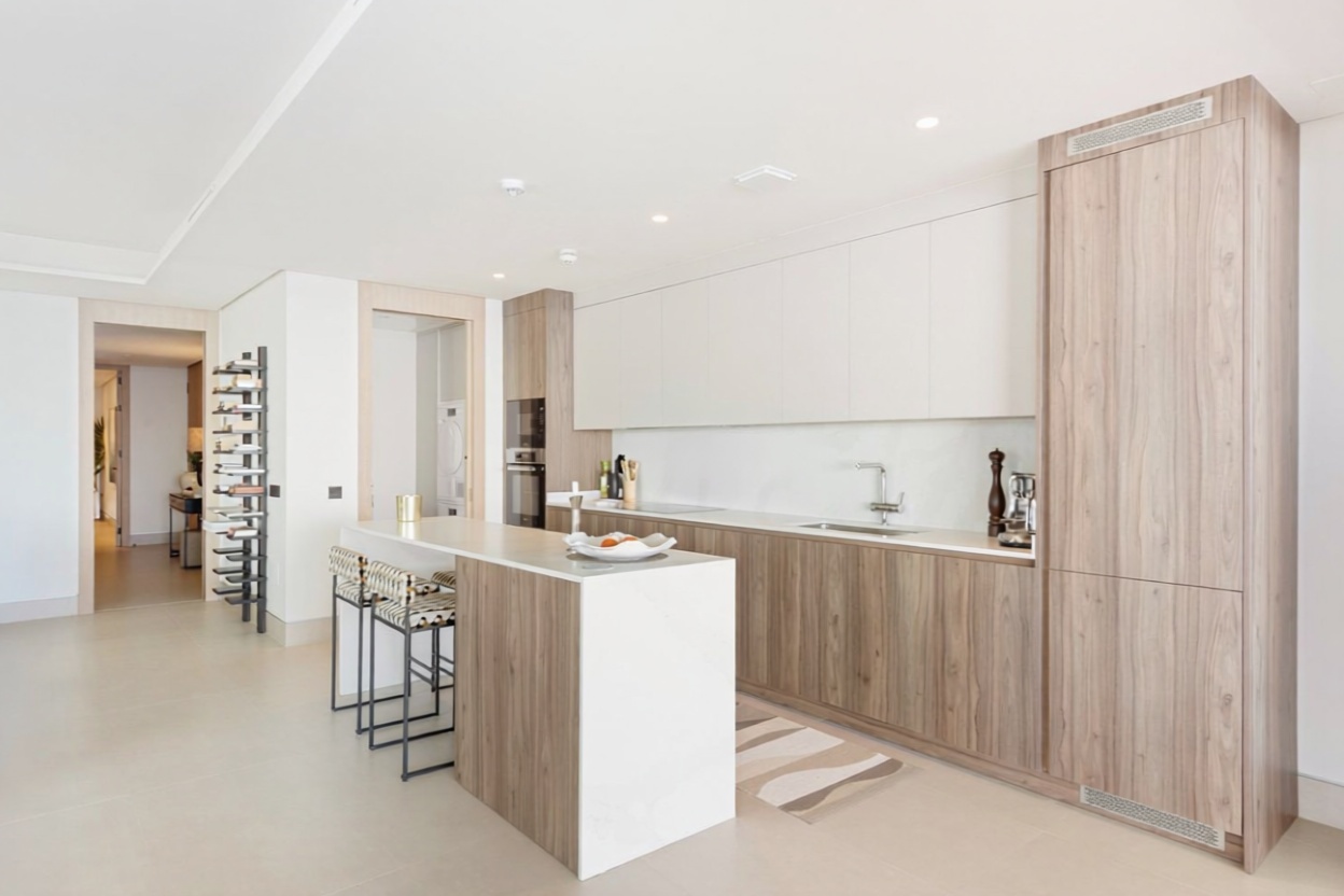 Apartamento em primeira linha de praia em Málaga — Cozinha