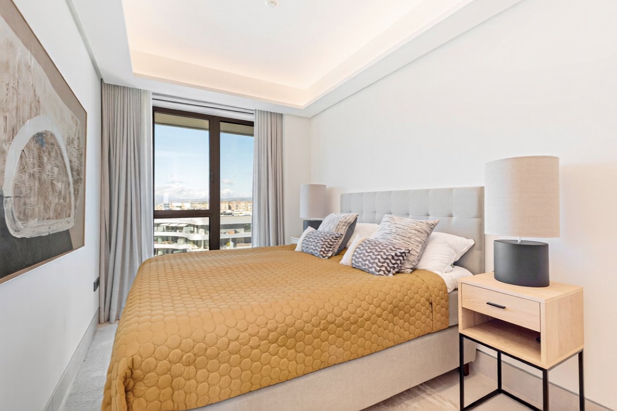 Apartamento em primeira linha de praia em Málaga — Quarto