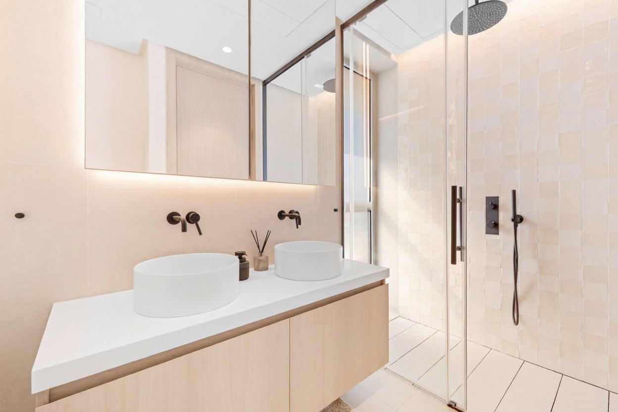 Apartamento em primeira linha de praia em Málaga — Casa banho
