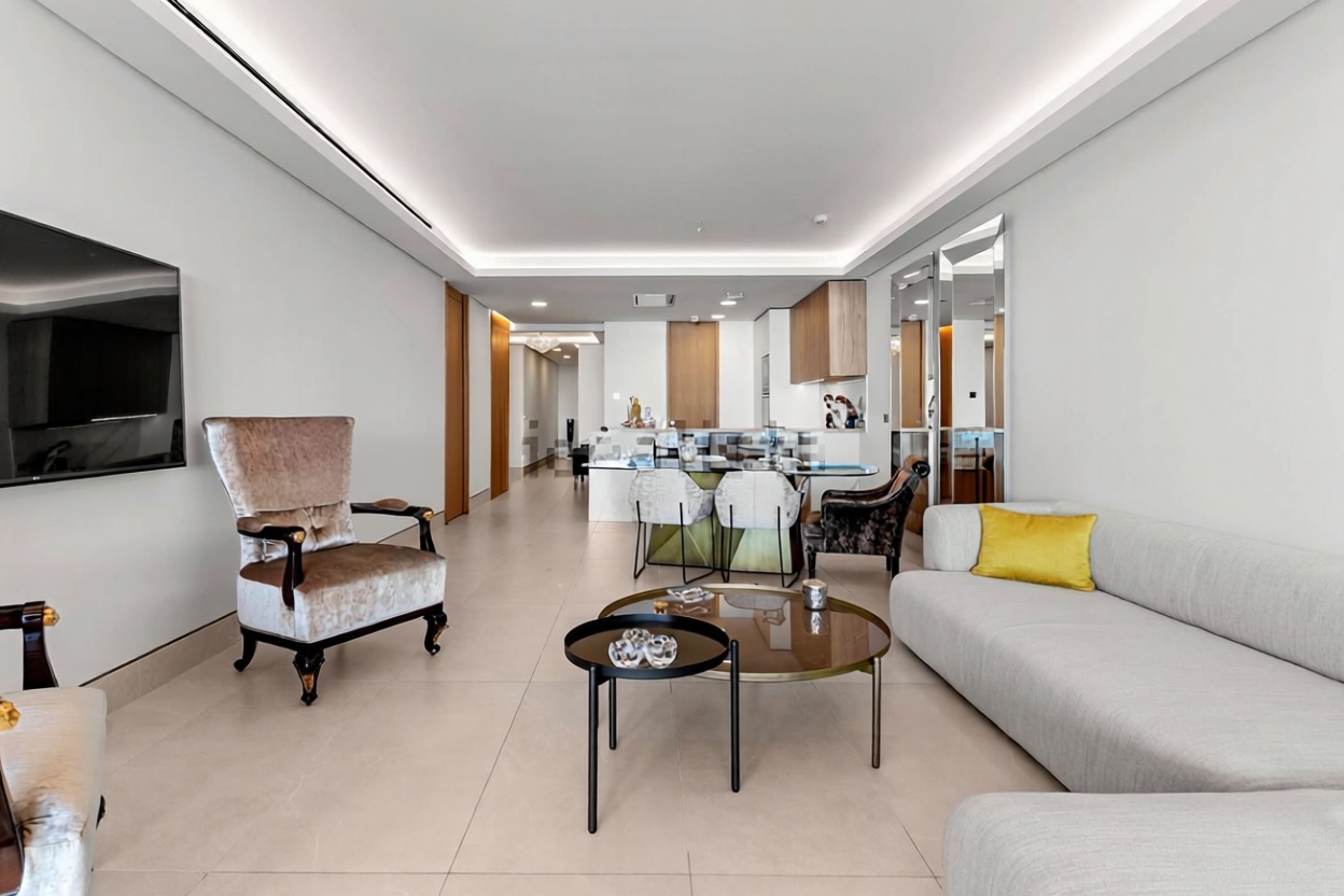 Apartamento em primeira linha de praia em Málaga — Sala