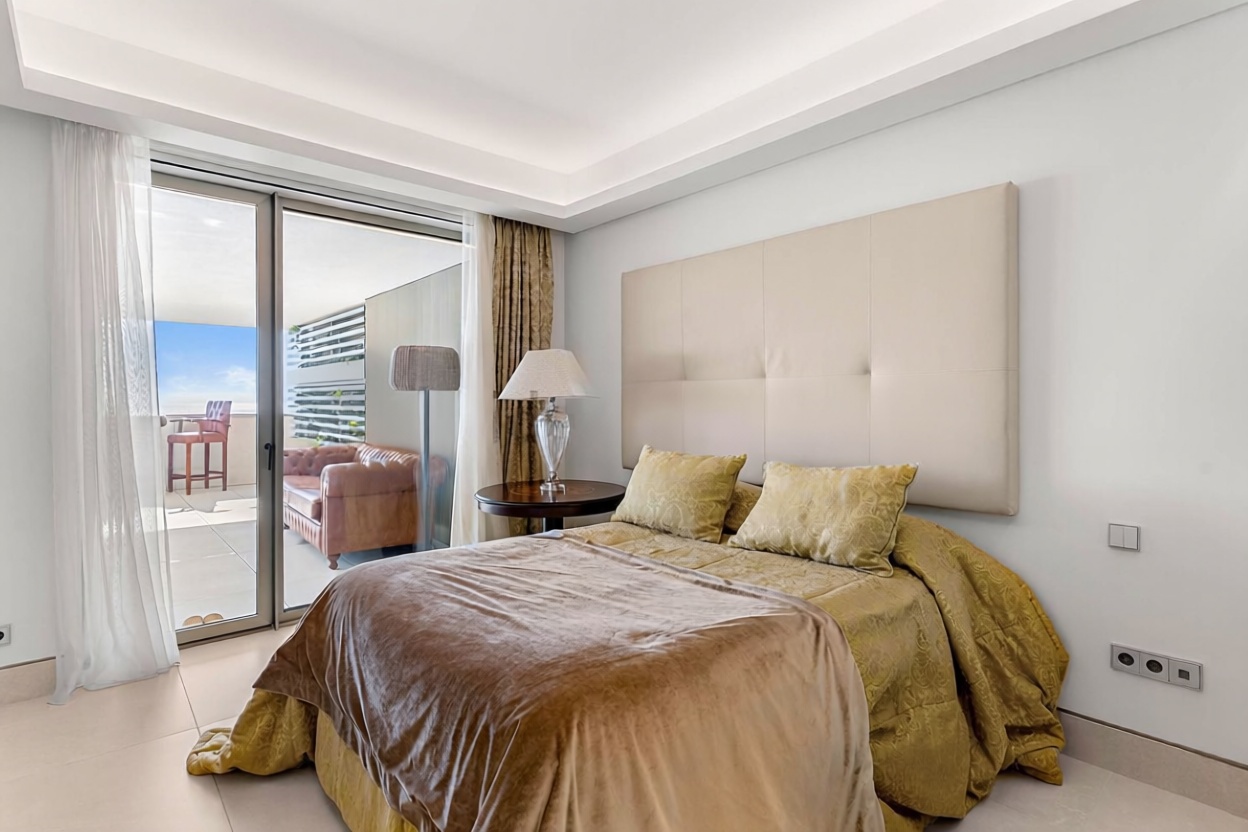 Apartamento em primeira linha de praia em Málaga — Quarto