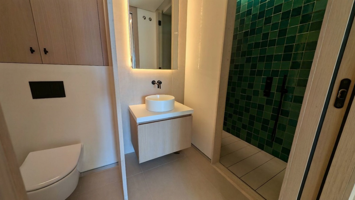 Apartamento em primeira linha de praia em Málaga — Casa banho