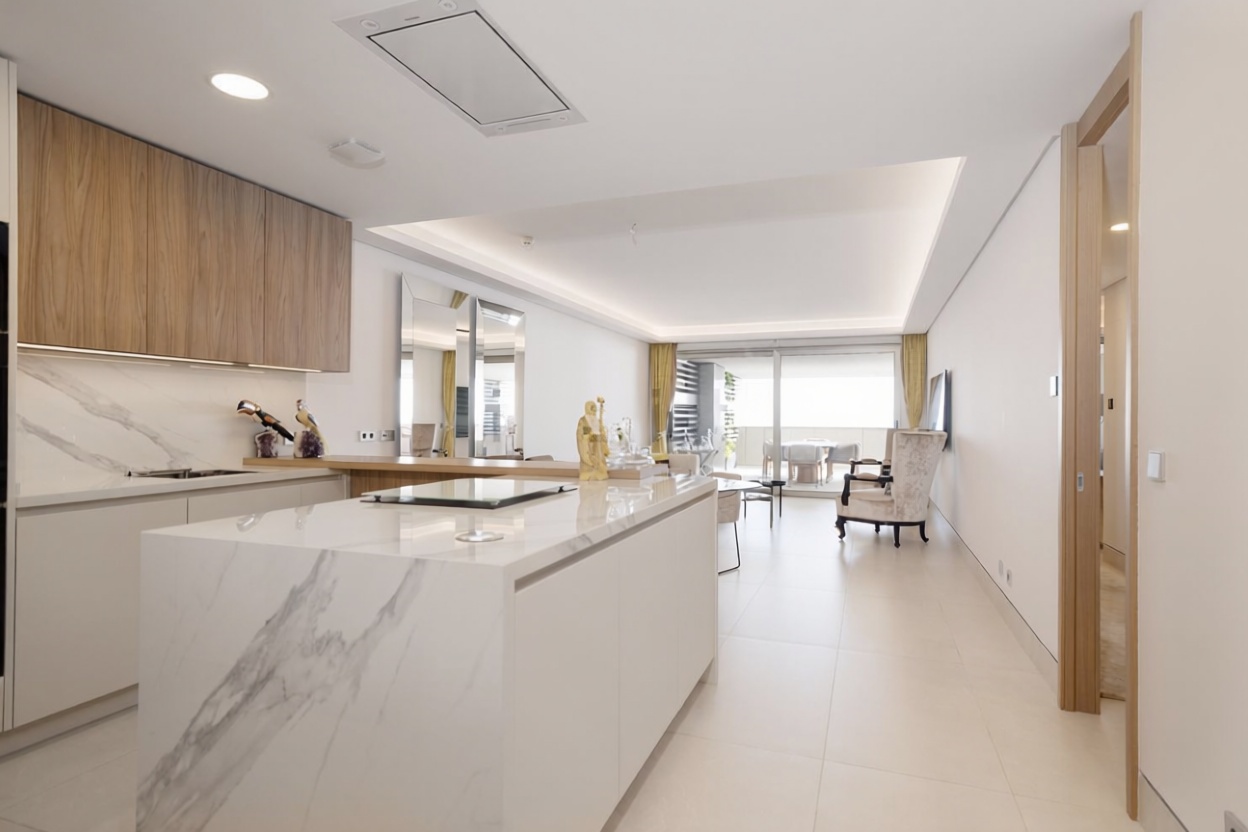 Apartamento em primeira linha de praia em Málaga — Cozinha