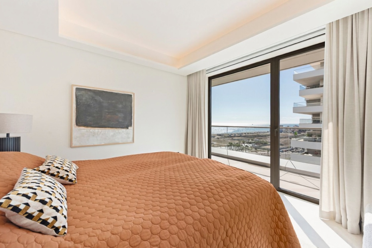 Apartamento em primeira linha de praia em Málaga — Quarto