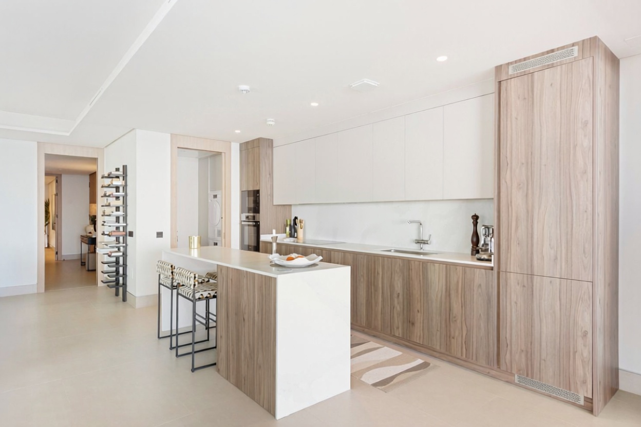 Apartamento em primeira linha de praia em Málaga — Cozinha