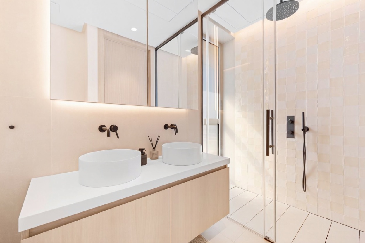 Apartamento em primeira linha de praia em Málaga — Casa banho