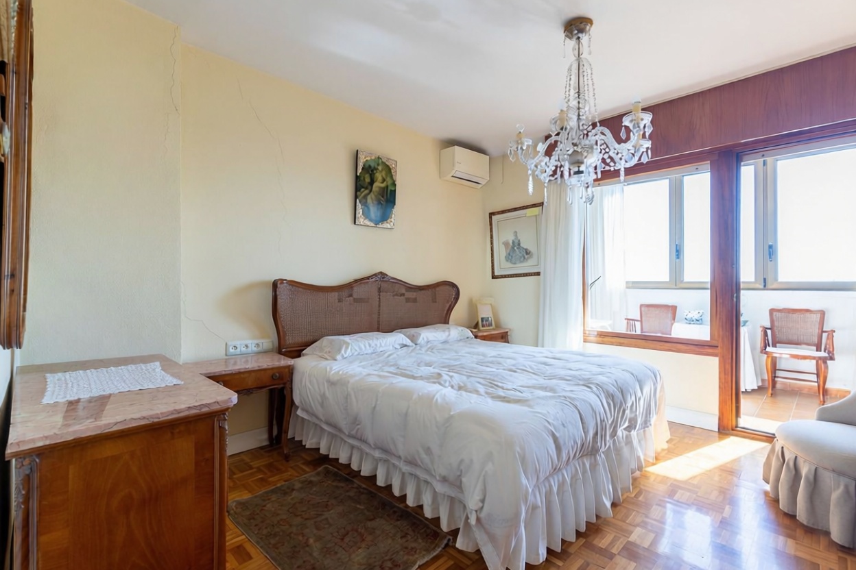 Appartement en première ligne de plage à Málaga — Chambre