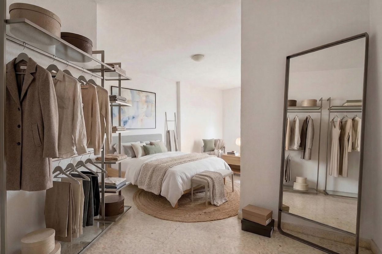 Apartamento em primeira linha de praia em Málaga — Quarto