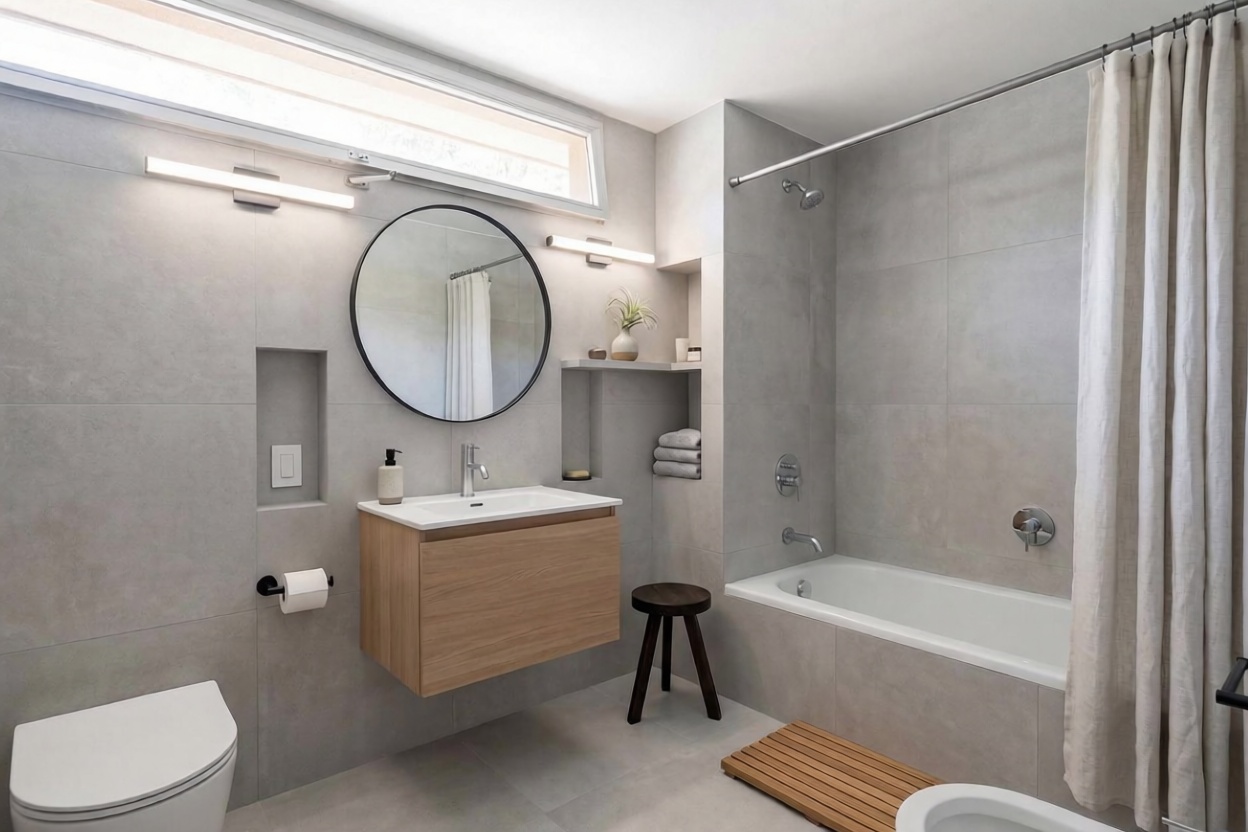 Apartamento em primeira linha de praia em Málaga — Casa banho