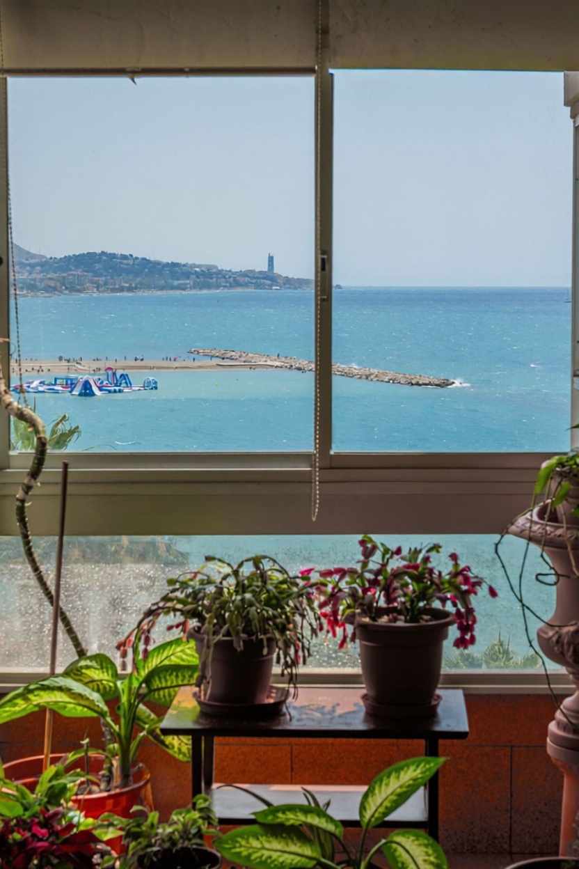 Apartamento em primeira linha de praia em Málaga — Quarto