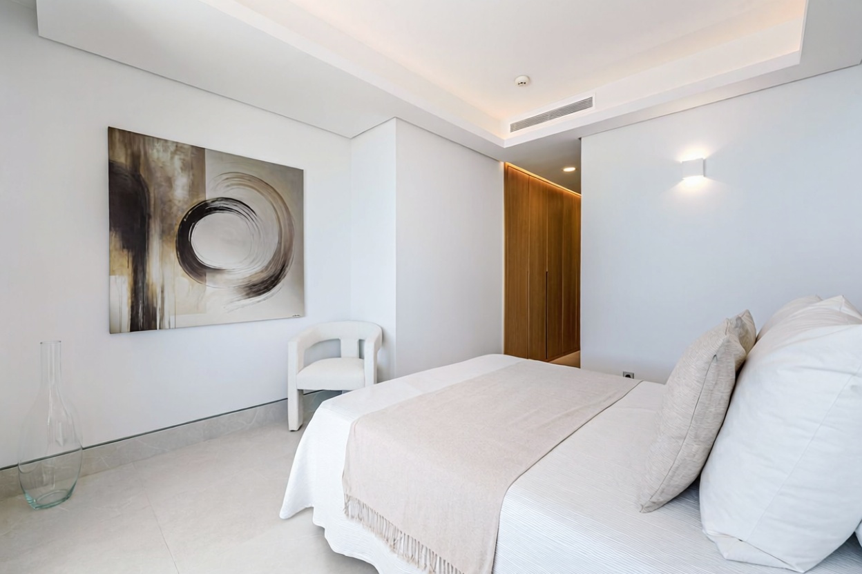 Apartamento em primeira linha de praia em Málaga — Quarto