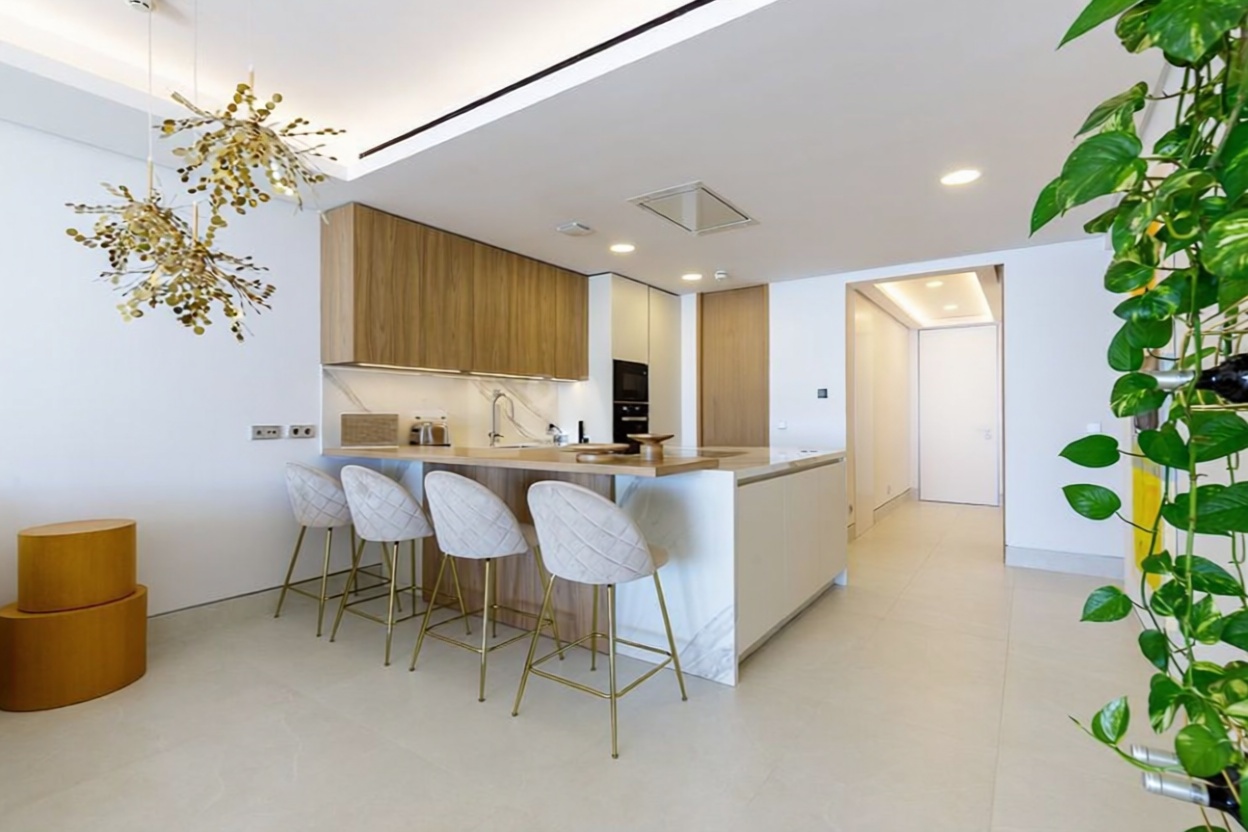 Apartamento em primeira linha de praia em Málaga — Cozinha
