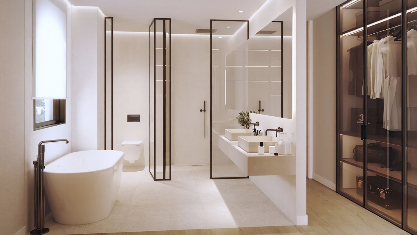 Appartement en première ligne de plage à Málaga — Sanitaires