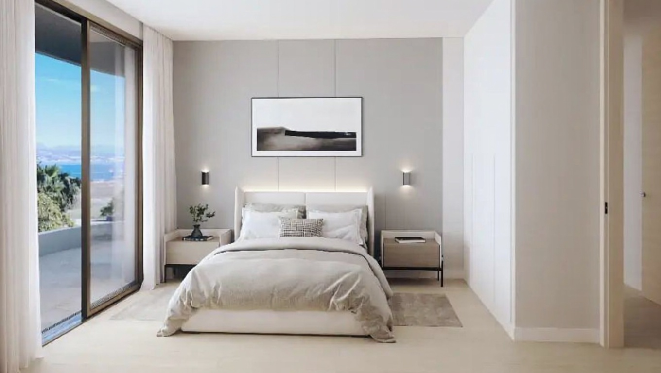 Apartamento em primeira linha de praia em Málaga — Quarto