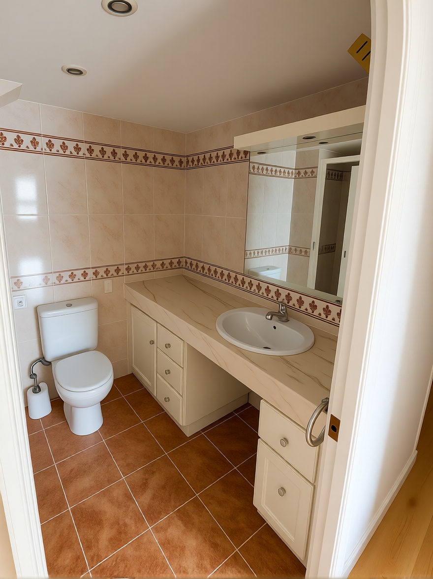 Appartement en première ligne de plage à Málaga — Sanitaires
