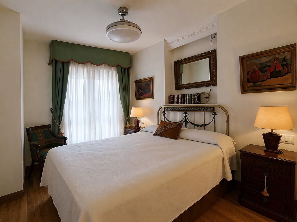 Appartement en première ligne de plage à Málaga — Chambre