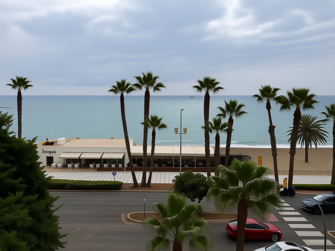 Appartement en première ligne de plage à Málaga — Vue mer