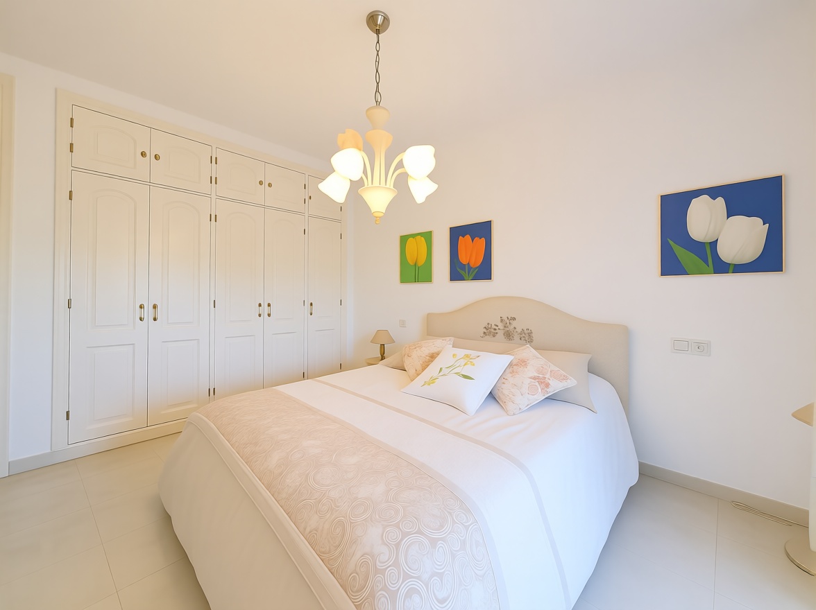 Appartement en première ligne de plage à Málaga — Chambre