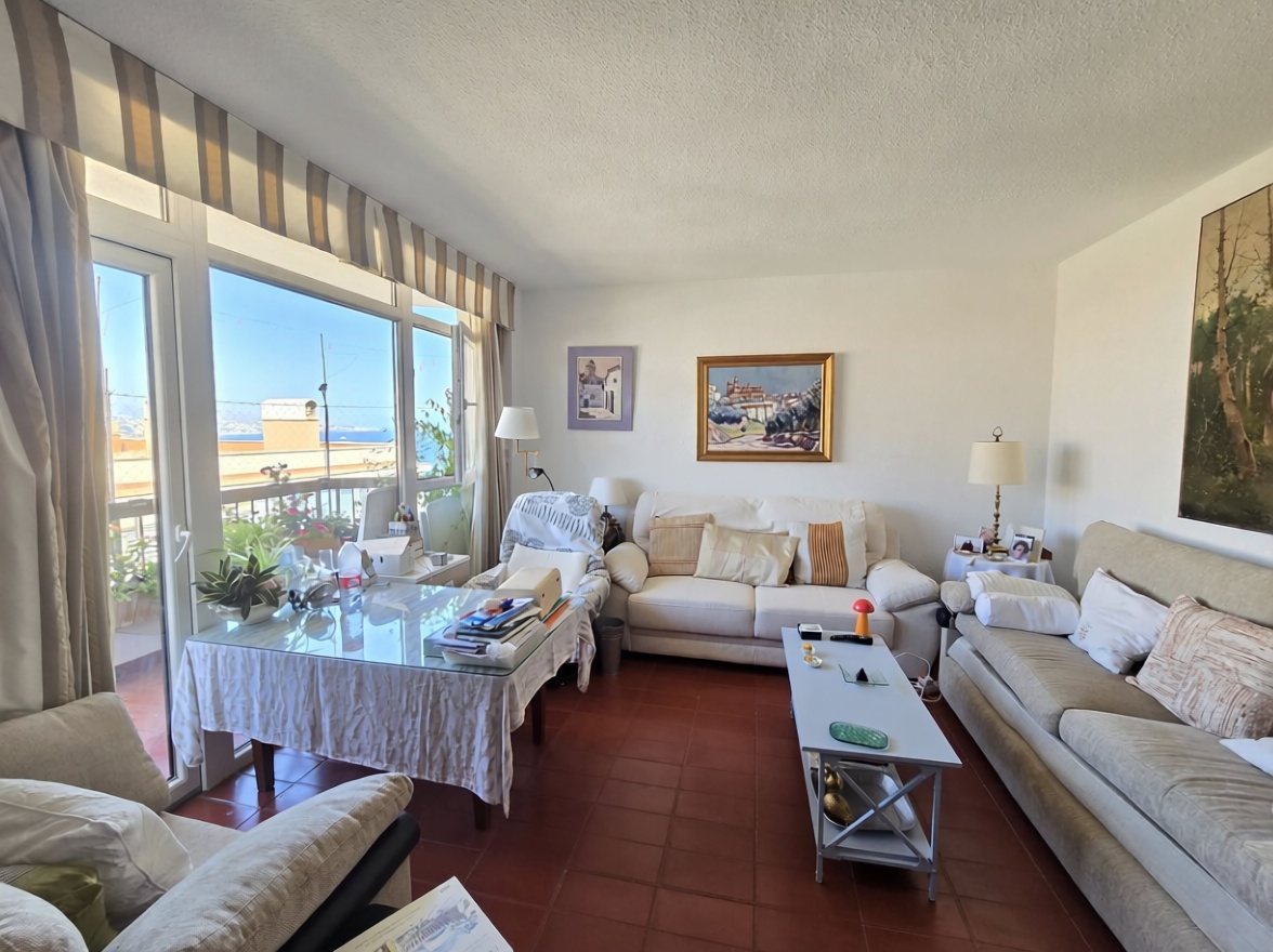 Appartement en première ligne de plage à Málaga — Séjour