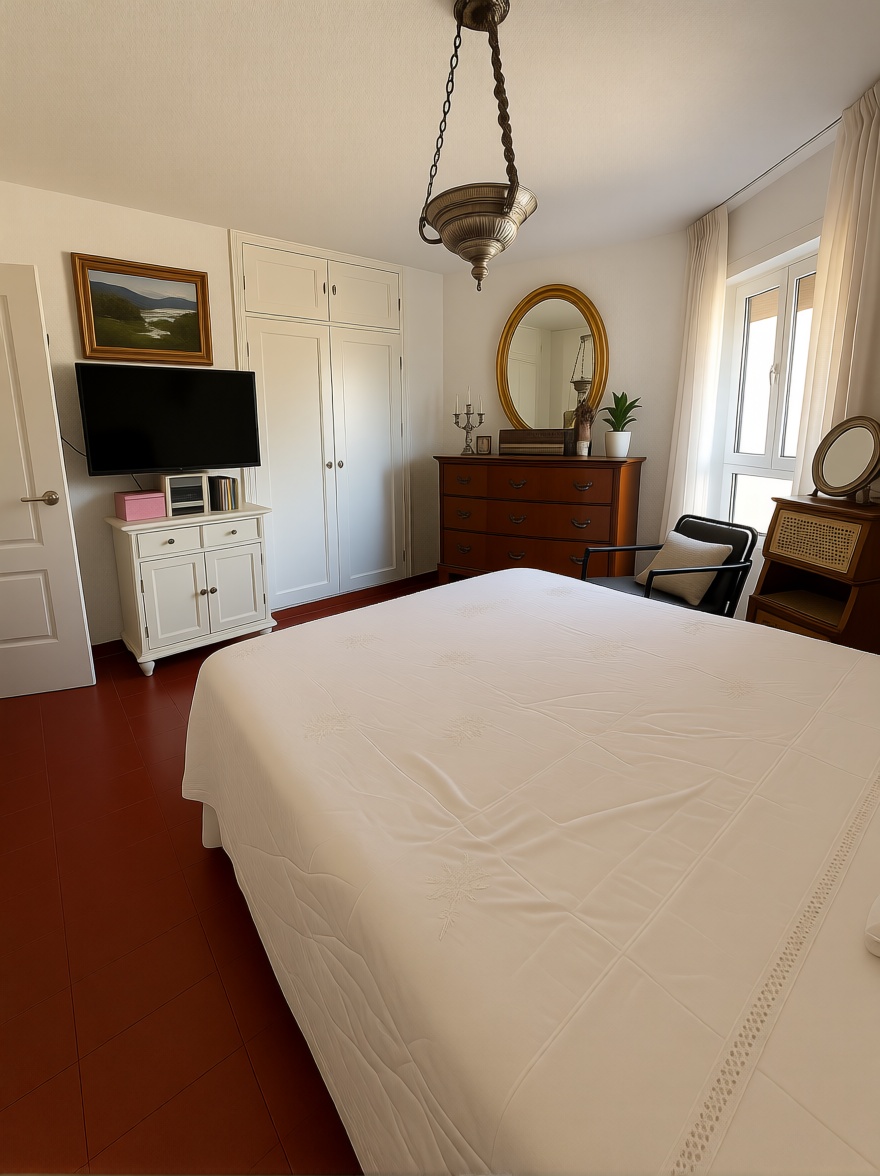 Appartement en première ligne de plage à Málaga — Chambre