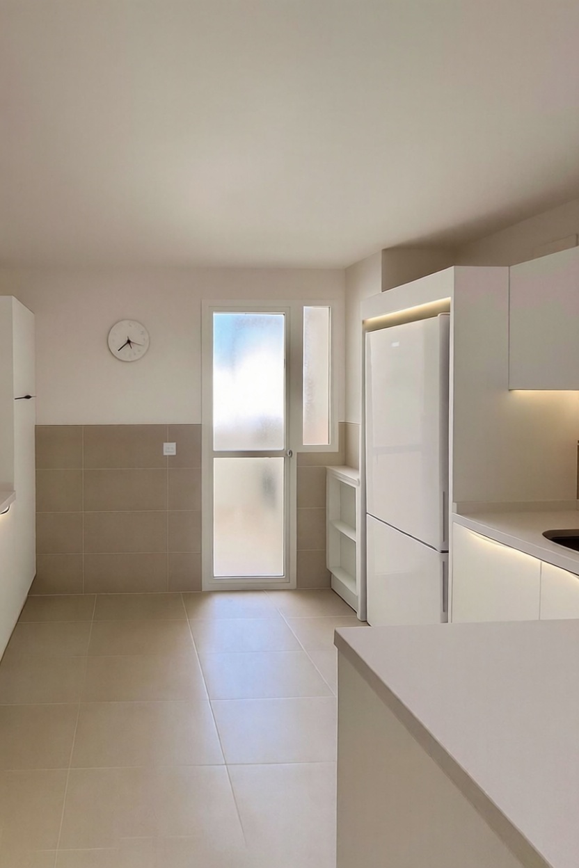 Ático em primeira linha de mar em Málaga — Cozinha