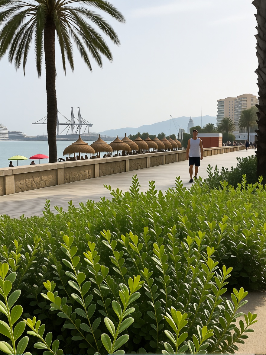 Appartement en première ligne de plage à Málaga — Vue mer