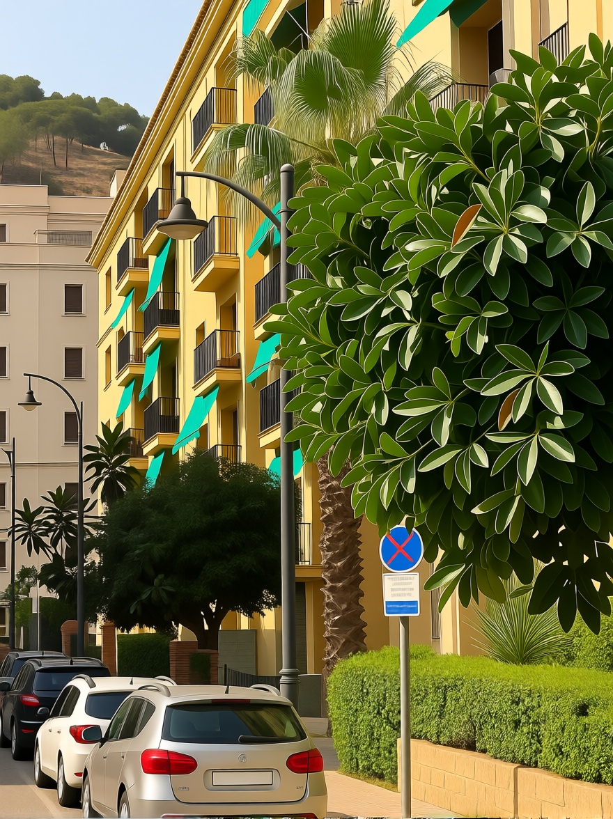 Appartement en première ligne de plage à Málaga — Façade