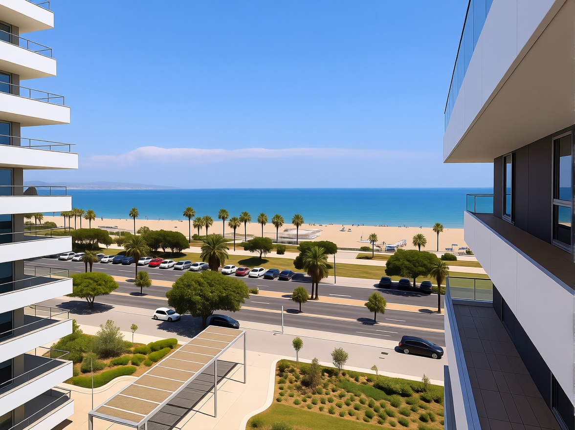 Apartamento em primeira linha de praia em Málaga — Vista mar