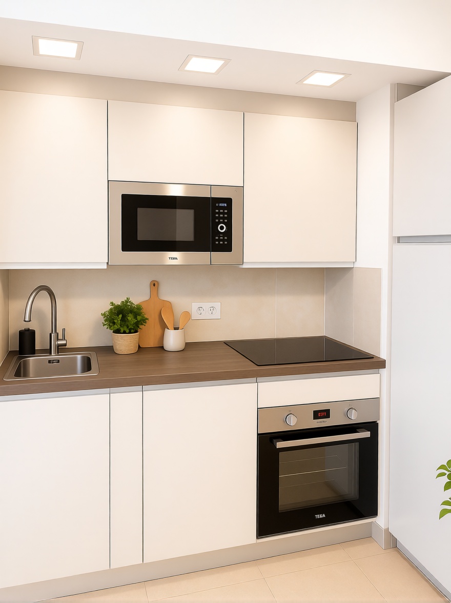 Apartamento em primeira linha de praia em Málaga — Cozinha