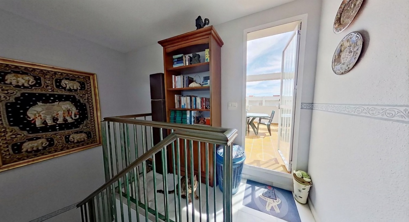 Duplex en première ligne de plage à Málaga — Séjour