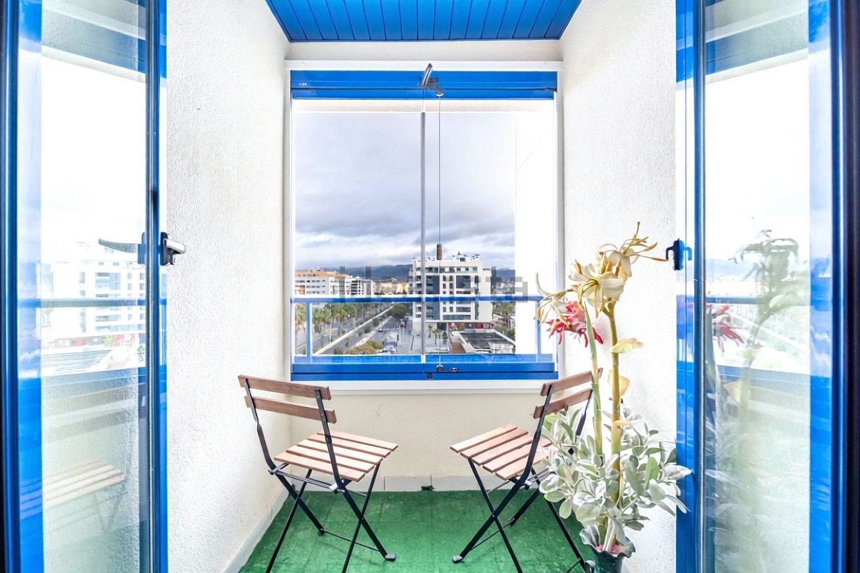 Appartement en première ligne de plage à Málaga — Terrasse mer