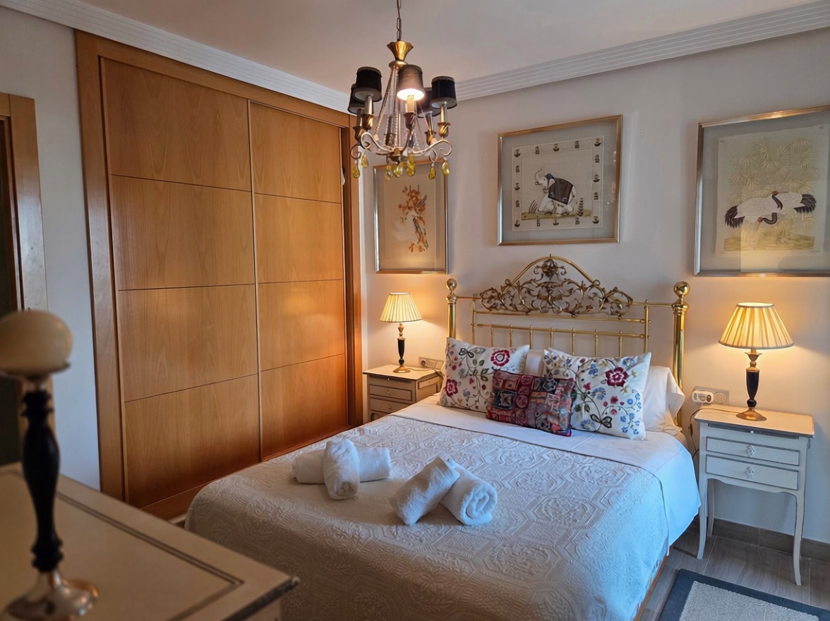 Appartement en première ligne de plage à Málaga — Chambre