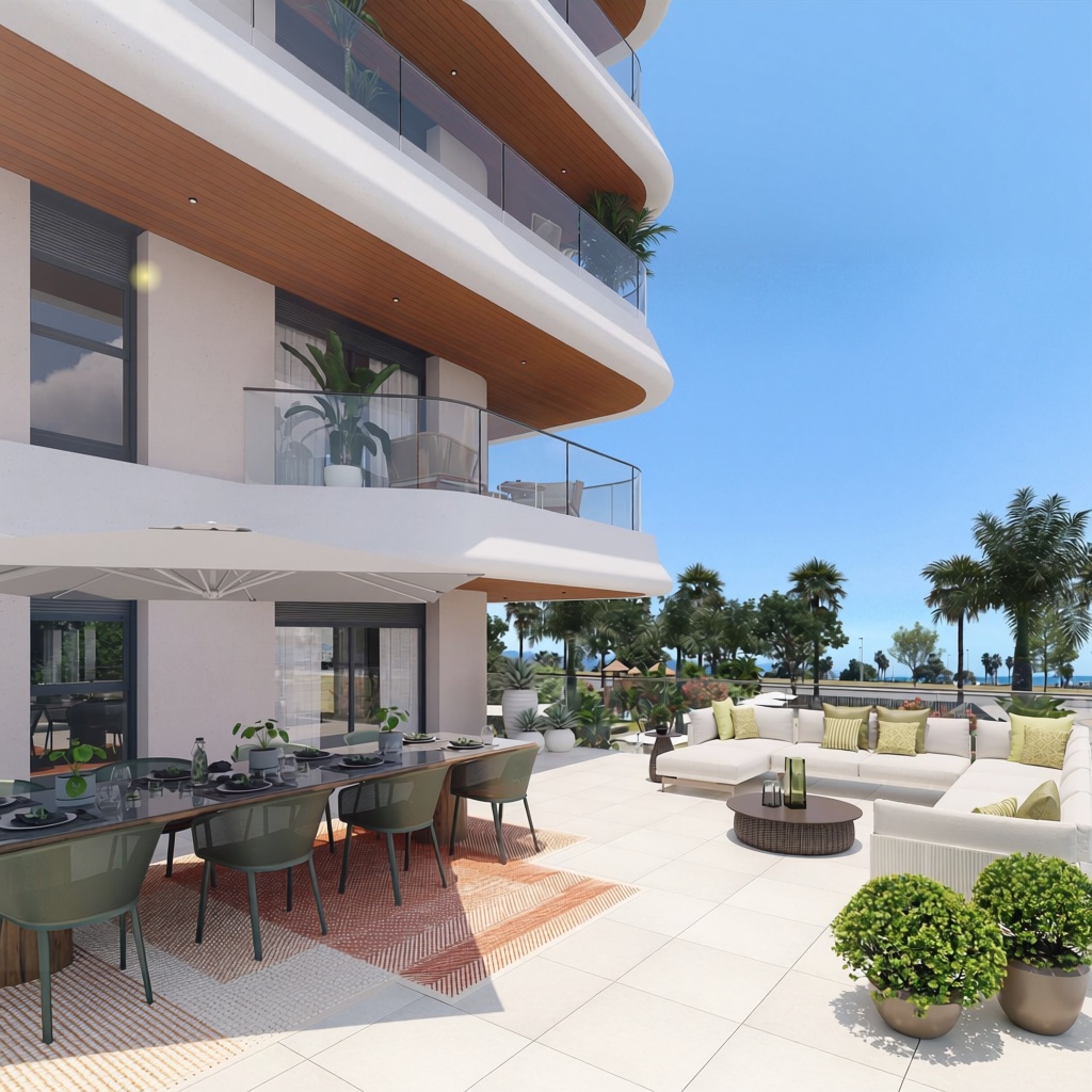 Appartement en première ligne de plage à Málaga