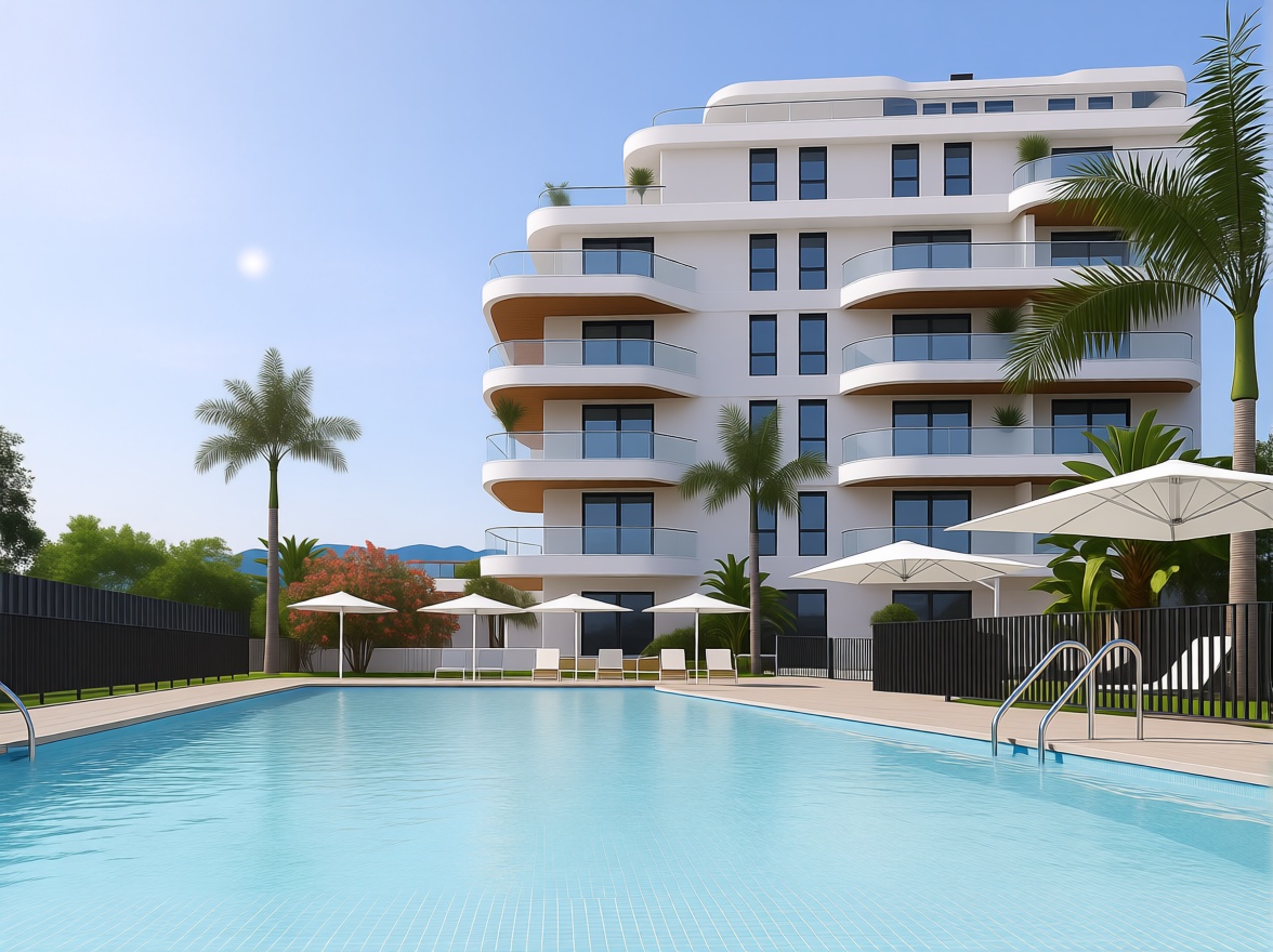 Appartement en première ligne de plage à Málaga — Piscine
