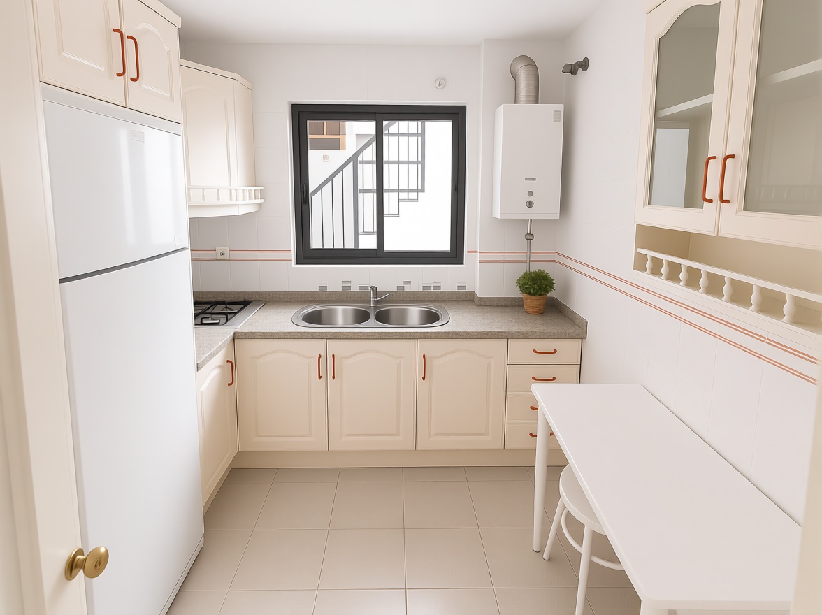 Apartamento em primeira linha de praia em Málaga — Cozinha
