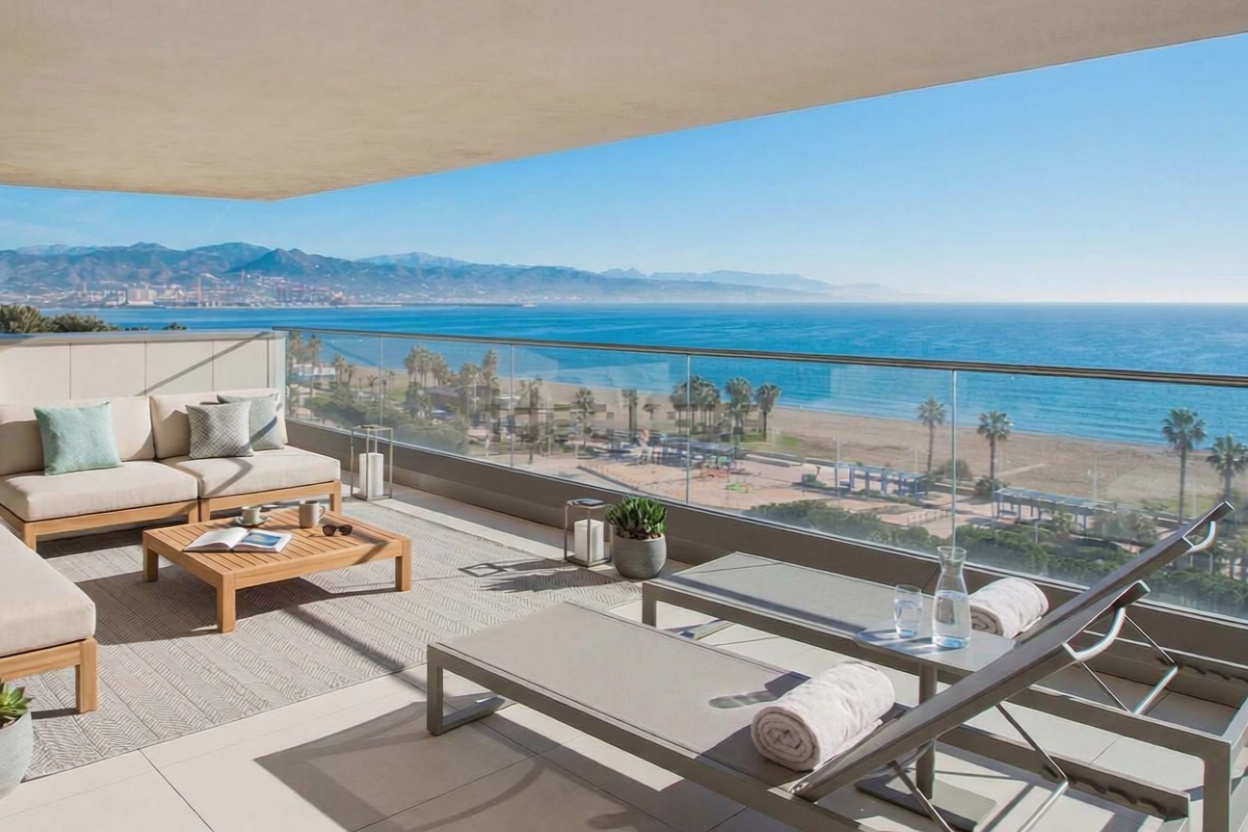 Appartement en première ligne de plage à Málaga
