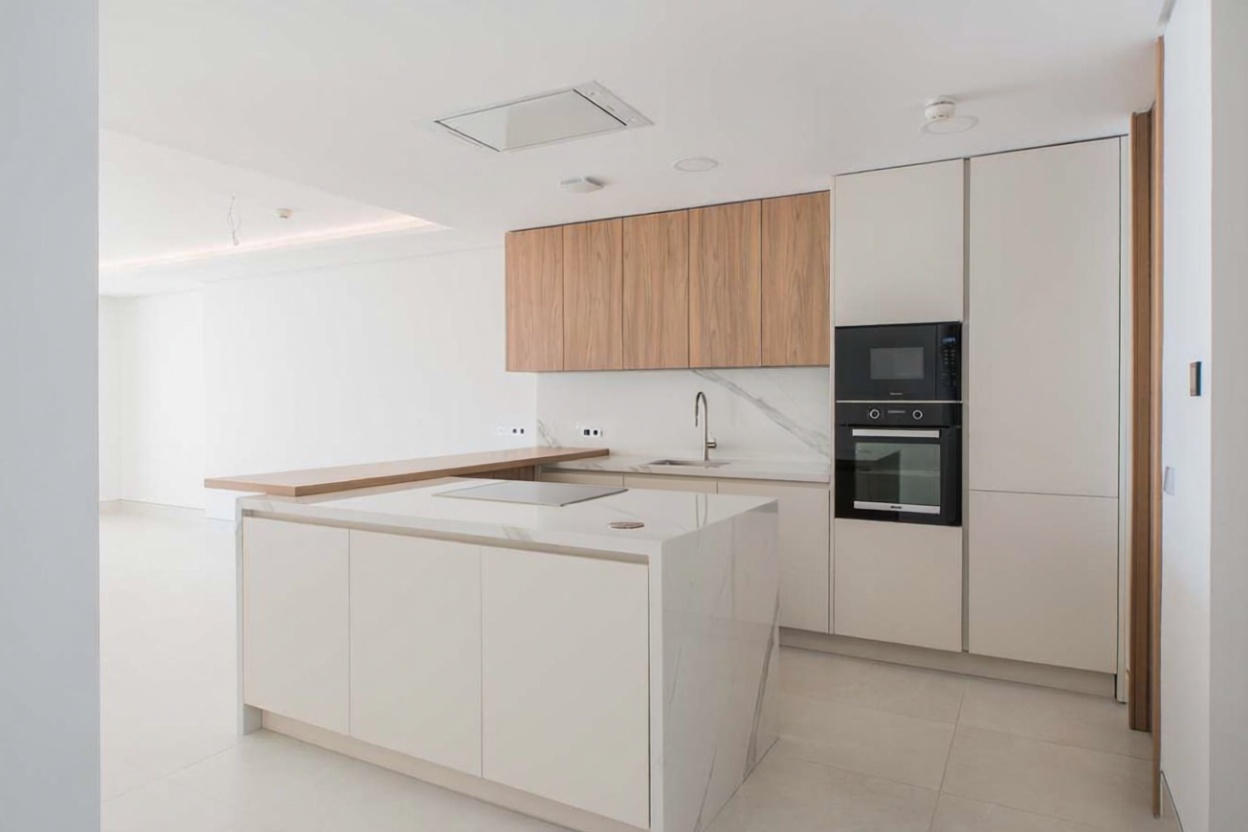 Appartement en première ligne de plage à Málaga — Cuisine