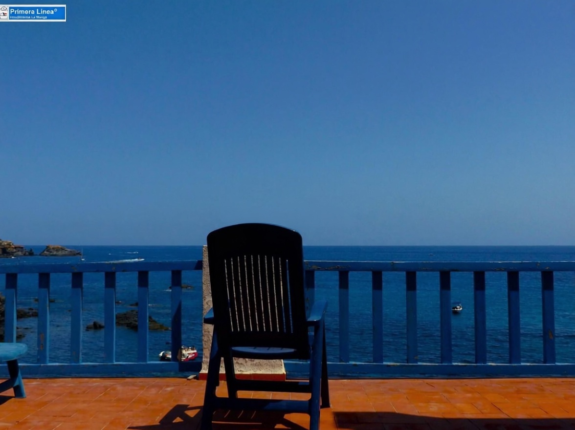 Chalet com acesso direto à praia em Cartagena — Terraço mar