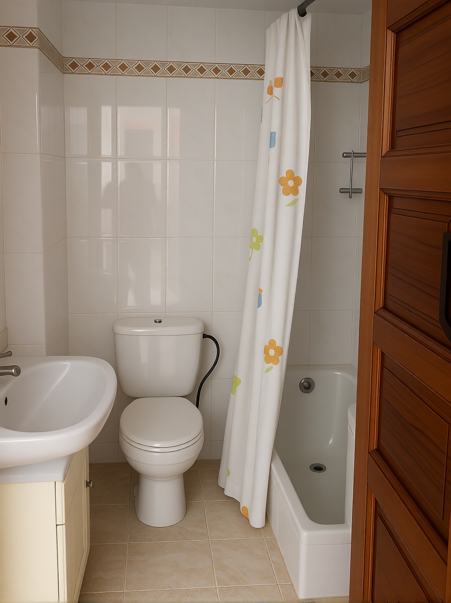 Appartement en première ligne de plage à Algarrobo-Costa — Sanitaires