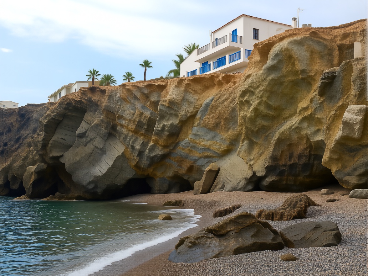 Chalet avec accès direct à la plage à Cartagena — Vue mer