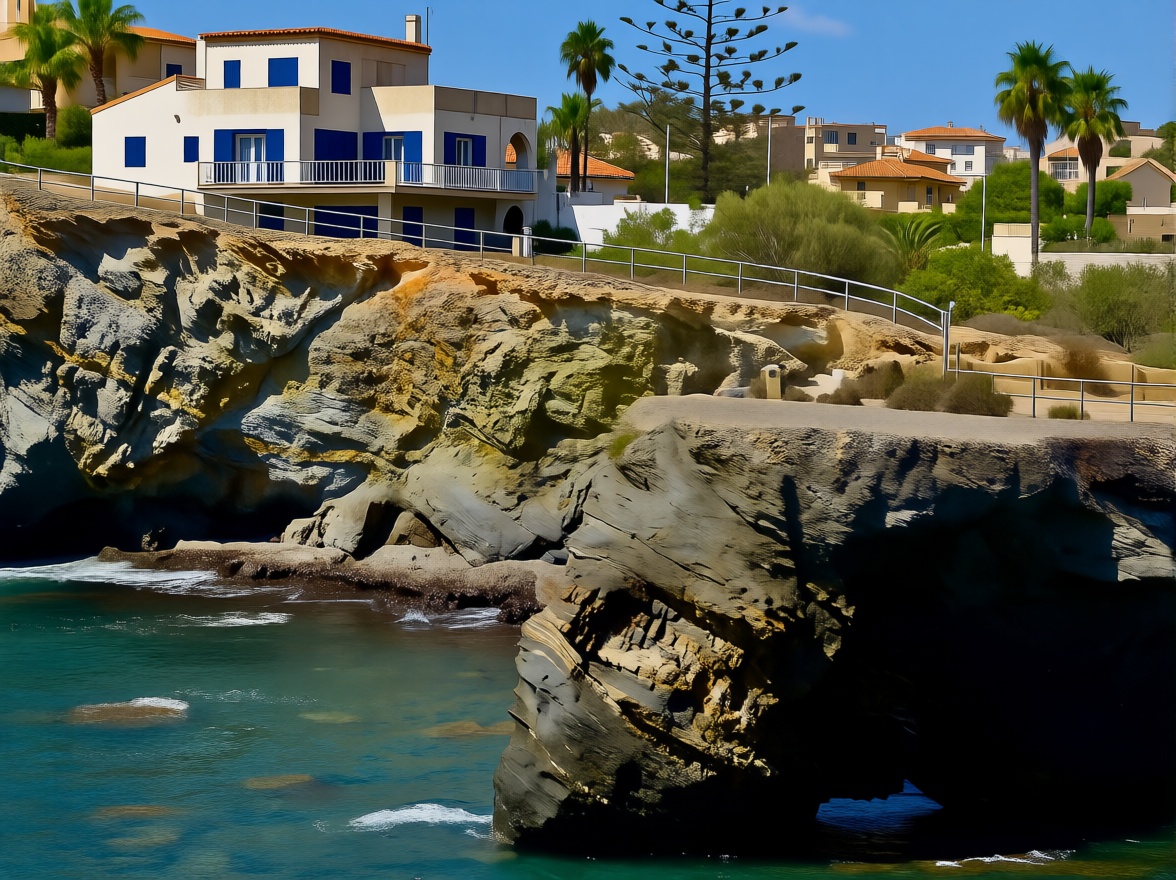 Chalet avec accès direct à la plage à Cartagena — Vue mer