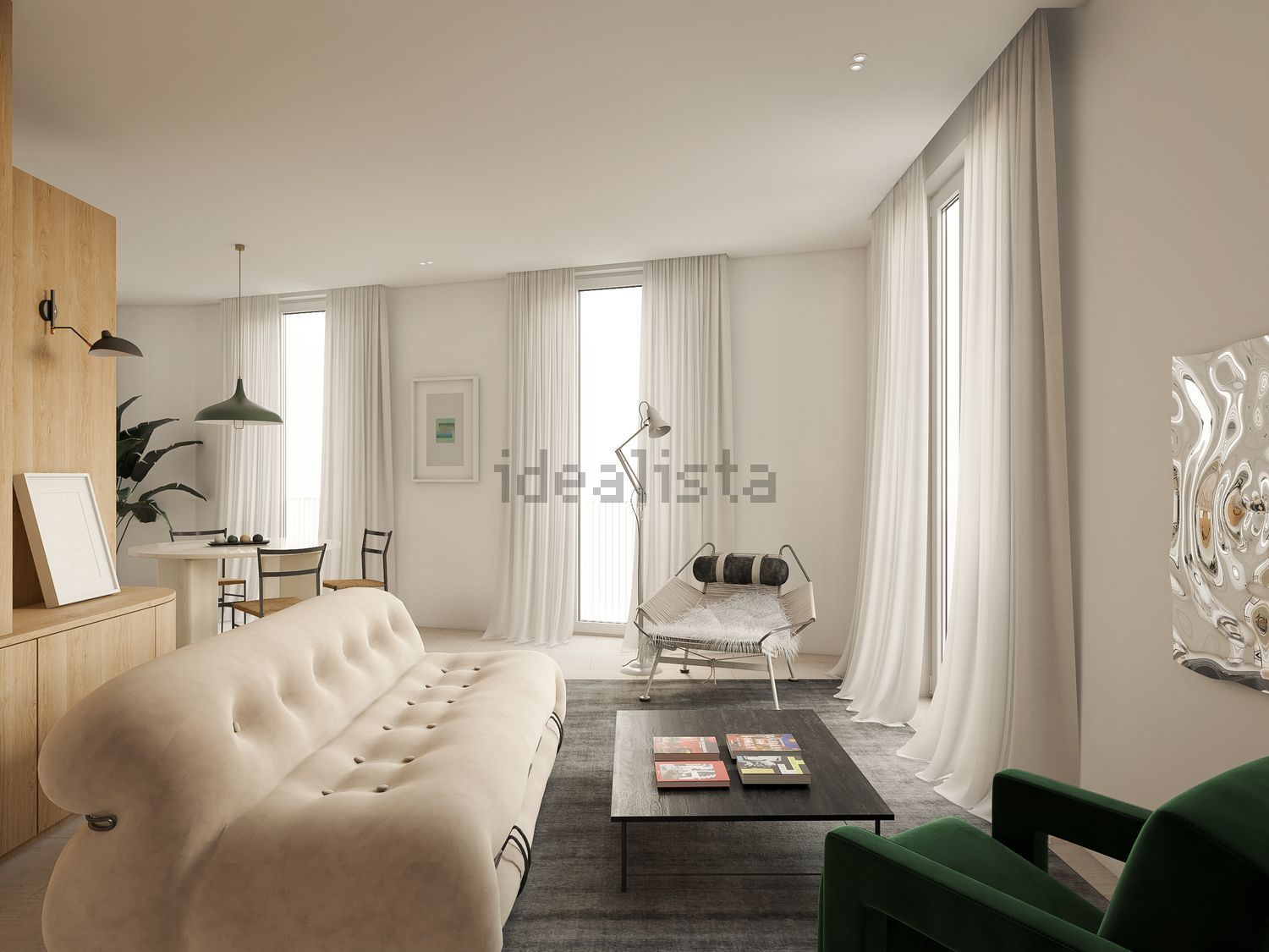 Beachfront flat in Cartagena — Living room